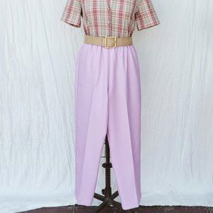 Vintage 70s Lilac High Rise Pants